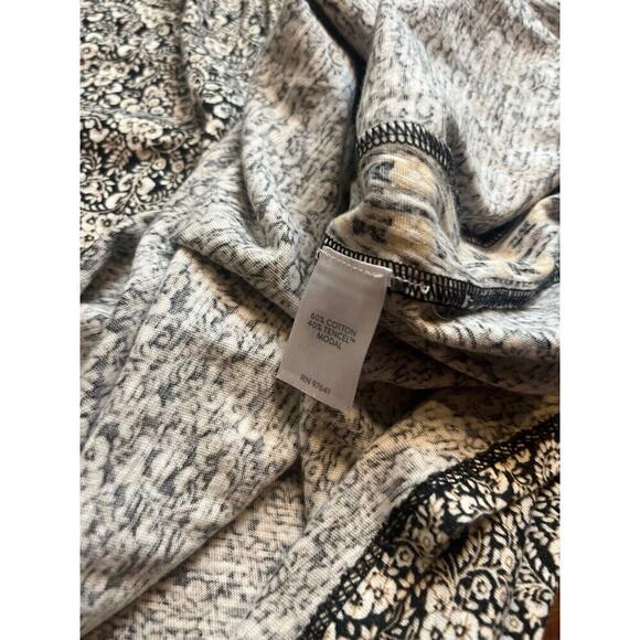 J. Jill Peasant Floral Print NWT Pop Over Blouse Womens Size M Cotton Blend - Picture 5 of 5